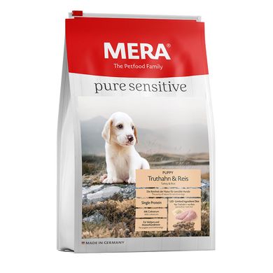 MERA ps Puppy, корм для цуценят та годуючих самок з індичкою та рисом 4кг