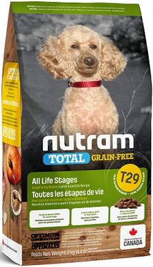 Nutram T29 Total Grain-Free Lamb and Lentils Recipe Small Breed Dog 2 кг