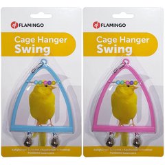 Flamingo Swing+Abacus+Bell Жердочка, дзвіночок та рахунки в клітку 10х13 см