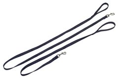 Sprenger Прорезиненный поводок 1,2 метра с ручкой Черный