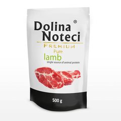 Пауч Dolina Noteci Premium Pure для собак алергіків з ягням,500 гр (10 шт/уп)