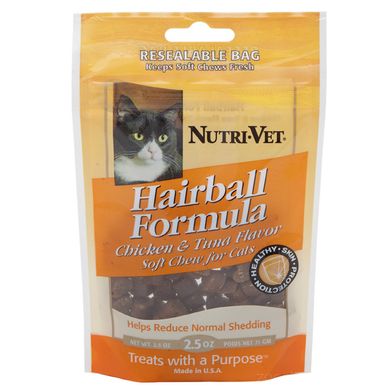 Nutri-Vet Hairball комплекс для шерсі котів