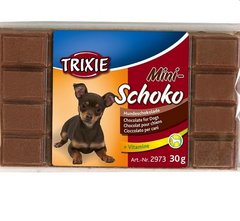 Trixie Mini Schoko Dog Chocolate Мини шоколад для маленьких собак 30 грамм
