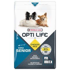 Сухий корм для літніх собак міні і малих порід Opti Life Senior Mini Сеньйор Міні курка 2.5кг (311592)