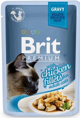 Brit Premium Cat куряче філе в соусі 85 гр