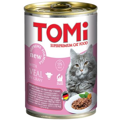 TOMi Cat Veal Консервы с телятиной для кошек