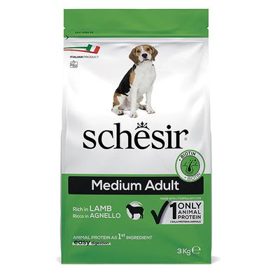 Schesir Dog Medium Adult Lamb 3 кг