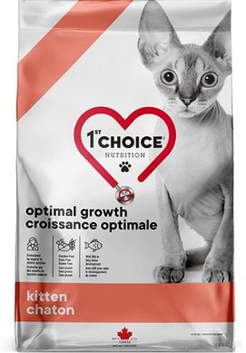 1st Choice Kitten Optimal Growth Сухий корм для кошенят 1.8 кг