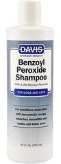 Davis Benzoyl Peroxide Shampoo Шампунь для собак та котів з демодекозом та дерматитами 50 мл