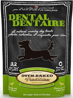 Oven-Baked Tradition Dental Ласощі для захисту зубів та ясен у дорослих собак 284 гр.