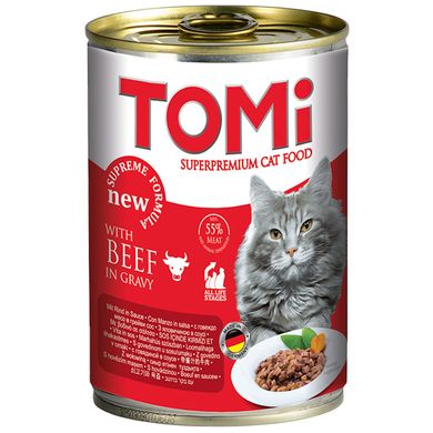 TOMi Cat Beef Консерви з яловичиною для котів