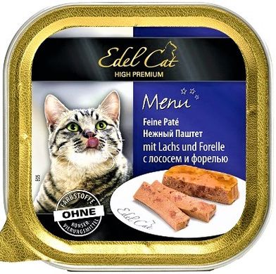 Edel Cat Паштет с лососем и форелью 100 грамм