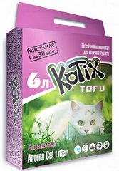 Kotix Tofu Lavender Соевый наполнитель для кошачьего туалета с ароматом лаванды