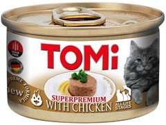 TOMi Cat Chicken Консерви з куркою для котів, мус