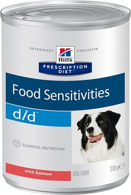 Hill`s PD Canine D/D Salmon Formula Консервы для собак 370 грамм