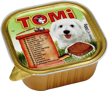 TOMi Dog Lamb Паштет с ягненком для собак