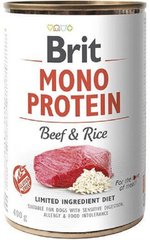 Brit Mono Protein Dog Консервы с говядиной и рисом 400 грамм