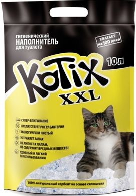 Kotix Силикагелевый наполнитель для кошачьего туалета 3 л