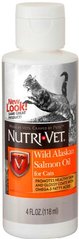 Nutri-Vet Salmon Oil добавка для шерсті котів з маслом лосося