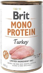 Brit Mono Protein Dog Консервы с индейкой 400 грамм