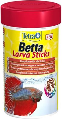 Tetra Betta Larva Sticks Сухий корм для півників 100 мл