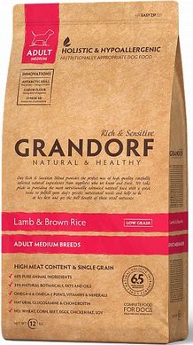 Grandorf Dog Adult Medium Lamb & Rice 1 кг
