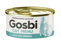 Gosbi Cat Menu Turkey with vegetables Консерва с индейкой и овощами 85 грамм