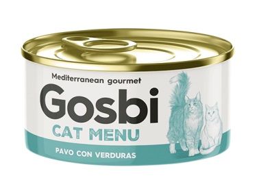 Gosbi Cat Menu Turkey with vegetables Консерва з індичкою та овочами 85 гр