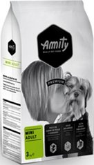 Amity Mini Adult Сухий корм з куркою та ягням для собак малих порід 3 кг