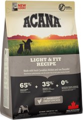 Сухий корм для собак ACANA Light&Fit Recipe для всіх порід та стадій життя 2 кг (a51220)