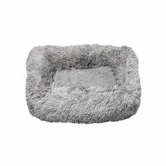 Лежак плюшевий для тварини PONCHIK ,прямокутний (сірий) 50*38*19 см, 7 кг S