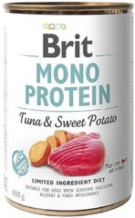 Brit Mono Protein Dog Консерви з тунцем та бататом 400 гр