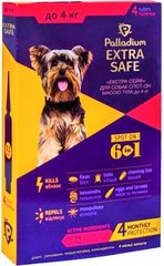 Palladium Extra Safe Краплі від паразитів для собак до 4 кг 1 шт