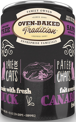 Oven-Baked Tradition Cat Duck Влажный корм с уткой для кошек 156 грамм