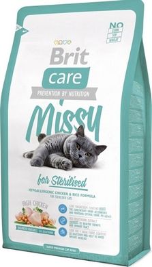 Brit Care Cat Missy для стерилизованных/кастрированных кошек/котов 400 грамм