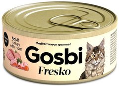 Gosbi Fresko Cat Adult Turkey & Ham Консерва с индейкой и ветчиной 70 грамм