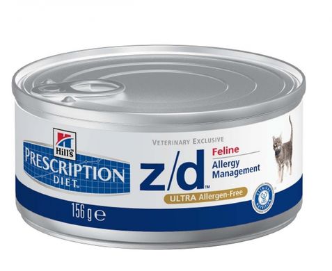 Hill`s PD Feline Z/D ULTRA Allergen-Free консервы для кошек, 156 г.