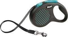 Flexi Design M/L Поводок-рулетка для собак весом до 50 кг, лента 5 м Синий