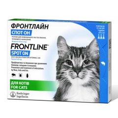 Frontline Спот-он краплі від бліх та кліщів для котів