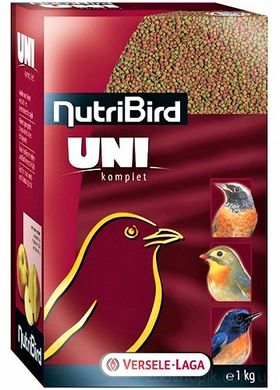 Versele-Laga NutriBird Uni Komplet Сухий корм для фрукто- та комахоїдних птахів невеликих видів 1 кг