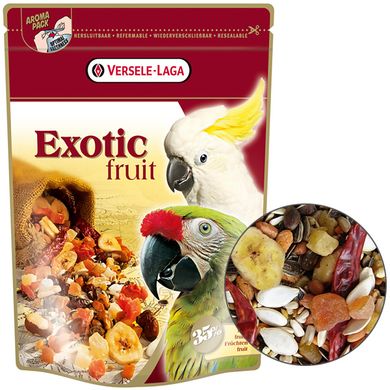 Versele-Laga Prestige Premium Parrots Exotic Fruit Mix Экзотические фрукты для крупных попугаев 600 грамм