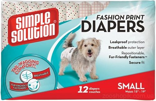 Simple Solution Fashion Disposable Diapers гігієнічні підгузки з візерунком