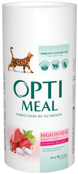 Optimeal Cat Adult High in Veal 300 гармм