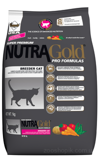 Nutra Gold Breeder Cat (с мясом курицы и рыбы)