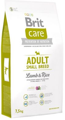Brit Care Dog Adult Small Breed Lamb & Rice для дорослих собак дрібних порід 1 кг
