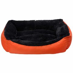 Лежак для тварини JELLYBEAN ,прямокутний (помаран/чорний) 50*38*19 см, 7 кг S