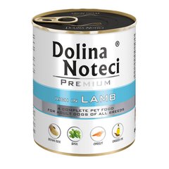 Корм конс.Dolina Noteci Premium для собак з ягнятиною, 800 гр (12 шт/уп)