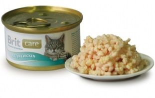 Brit Care Cat консерви для кошенят з куркою
