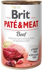 Brit Pate & Meat Dog Консервы с говядиной 400 грамм