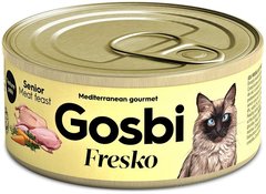 Gosbi Fresko Cat Senior Meat Feast Консерва со свининой и курицей 70 грамм